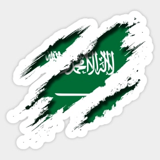 Saudi Arabia Shredding Sticker